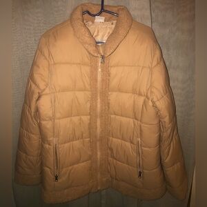Together Women's Camel Puffer Jacket